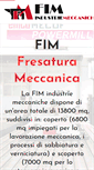 Mobile Screenshot of fresaturameccanica.com