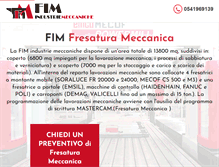 Tablet Screenshot of fresaturameccanica.com